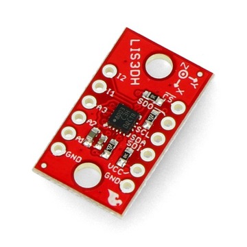 LIS3DH - 3-osiowy akcelerometr IMU 3DoF I2C/SPI