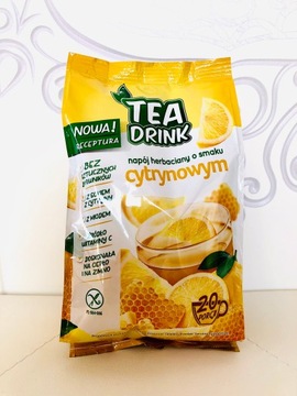 Herbatka rozpuszczalna o smaku cytrynowym 300g