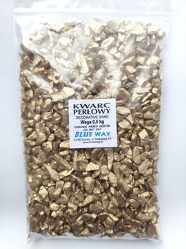 Kamienie złote srebrne miedziane ozdobne do las w słoiku 0,5KG DIY do świec