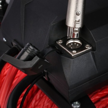 ЭЛЕКТРИЧЕСКАЯ ЛЕБЕДКА X-BULL, СИНТЕТИЧЕСКИЙ ТРОС, 13500 фунтов, 12 В, 5,9 ТОНН, 24 М.