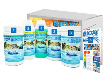 ХИМИЧЕСКИЙ НАБОР 6в1 ХЛОР ДЛЯ БАССЕЙНА ДЛЯ ЗАПУСКА BIOXI 3