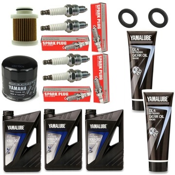 F60F F60C F50H F50F zestaw serwisowy YAMAHA YAMALUBE 10W30 Oleje Filtry