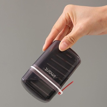 Дорожный куб, мыльница, органайзер, аксессуары, украшение, контейнер для мыла, черный