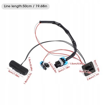 Выключатель открытия задней двери подходит для Vauxhall Meriva B QW.