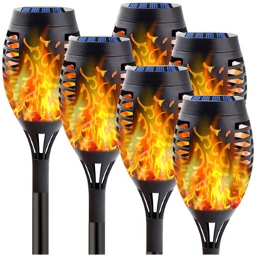 СОЛНЕЧНАЯ САДОВАЯ ЛАМПА НАБОР СВЕТОДИОДНЫХ ФОНАРЕЙ из 6 шт.