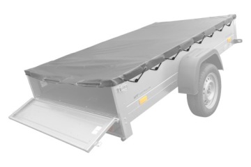 Плоский брезентовый чехол для прицепа 230х125см GARDEN TRAILER 230 KIPP
