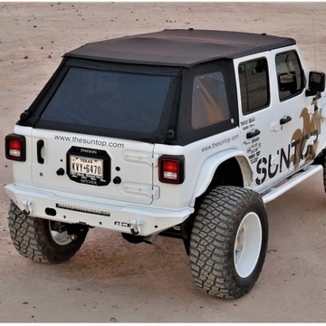 Безрамная мягкая крыша Suntop Jeep Wrangler JL