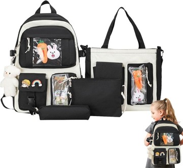 PLECAK SZKOLNY PIÓRNIK TOREBKA DAMSKA TORBA CROSSBODY DLA KLASY 1-6