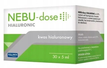 NEBU-DOSE 0,9% hialuronic sól fizjologiczna x30