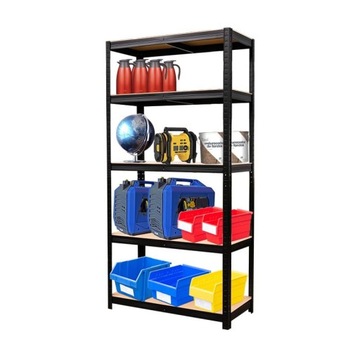 Металлический стеллаж 3в1 180х90х40см 875кг черный