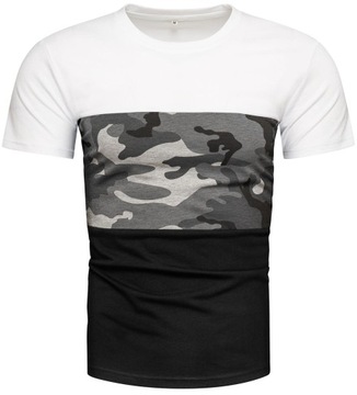 T-shirt Męski Moro Koszulka Męska z Krótkim Rękawem Recea M