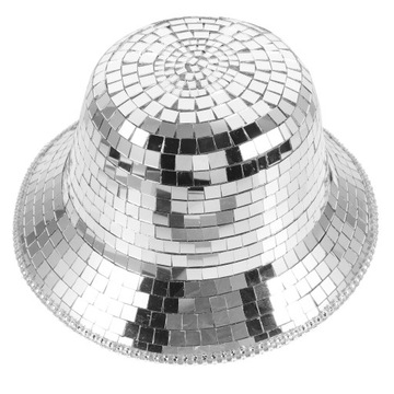 Bling Hat Hip Hop Stroje plażowe Disco Ball Cowboy