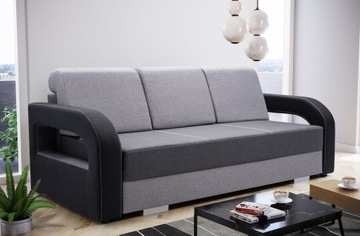 Kanapa Rozkładana, Sofa Rozkładana LAURA 235 cm, Rozkładana, Pojemnik