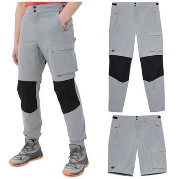 SPODNIE TREKKINGOWE 2w1 męskie 4F TFTRM115 M