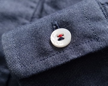 FRED PERRY M9546 CLASSIC OXFORD SHIRT NIEBIESKA MĘSKA KOSZULA JAK NOWA S