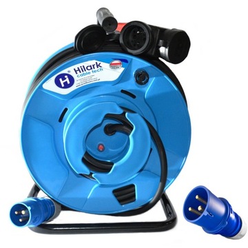 Przedłużacz gumowy CEE H05RR-F 45m 3x1,5 odwrócony