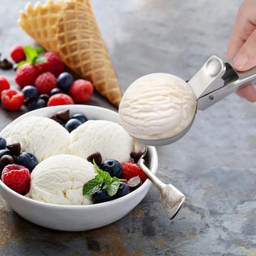 БОЛЬШАЯ ЛОЖКА ДЛЯ МОРОЖЕНОГО ДЛЯ КАРТОФЕЛЯ И РИСА, СТАЛЬ