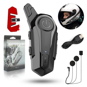 INTERKOM MOTOCYKLOWY BT5.0 800mAh WODOODPORNY IPX6