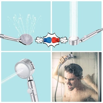 ДУШ РУЧНАЯ АЭРАЦИЯ ТУРБИННАЯ ЭКОНОМИЯ