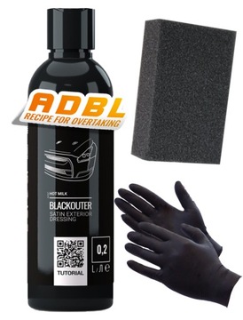 ADBL Blackouter 200ml - Dressing Czernidło do plastików zewnętrznych