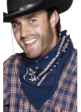 Bandana Kowbojska KOWBOJ Chusta Apaszka Szeryf