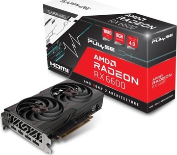 Karta graficzna Sapphire Pulse Radeon 6600 8GB GDDR6 (113100120G) OUTLET