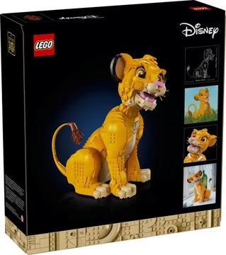 LEGO DISNEY KRÓL LEW - MŁODY SIMBA ZESTAW LEGO - 43247