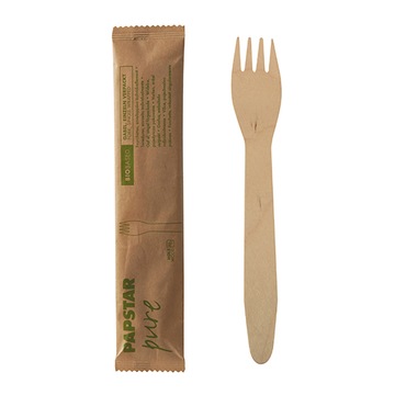Widelce drewniane pojedynczo pakowane 15,5cm 50szt