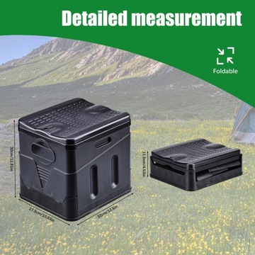 Складной походный туалет, экологически чистый мешок для хранения мусора