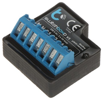 Blebox SwitchBoxD - Podwójny przełącznik ON/OFF l do 230V AC WiFi