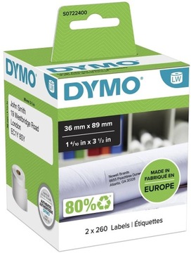 DYMO ETYKIETA TAŚMA LW 36mm X 89mm S0722400 99012