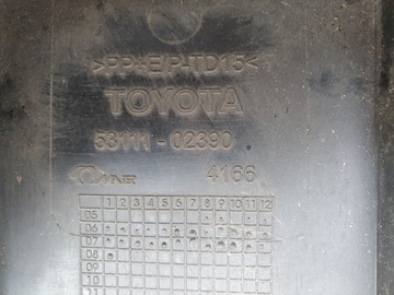 MŘÍŽKA MASKA PŘEDNÍ TOYOTA AURIS I 53111-02390