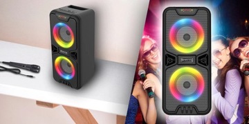 Караоке Manta 30 Вт Bluetooth-колонка с микрофоном