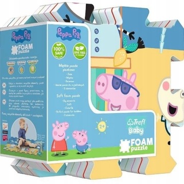PUZZLE PIANKOWE MATA - ŚWINKA Peppa Pig 61363