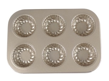 BLACHA FORMA DO PIECZENIA 6 BABECZEK MUFFIN 8433