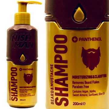 Szampon do brody Nishman BEARD SHAMPOO 200ml