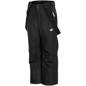 SPODNIE NARCIARSKIE DZIECIĘCE JSPMN001 CZARNE 122