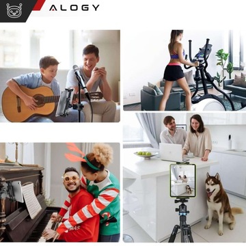 Uchwyt na tablet telefon stojak na kierownicę rower na statyw biurko drążek