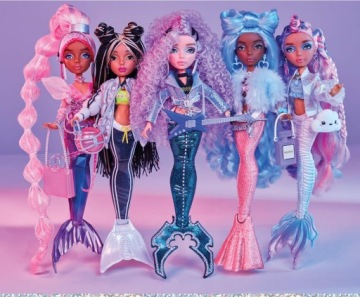 МЕРМАЗЕ МЕРМАИДЗ КУКЛА РУСУЛКА ГАРМОНИКА, МЕНЯЮЩАЯ ЦВЕТ 580805