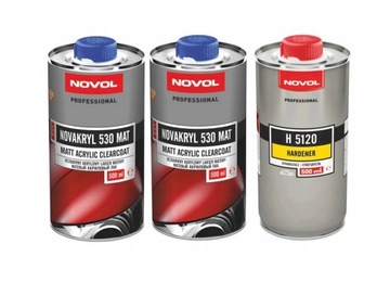 NOVOL Lakier Bezbarwny MAT Klar NOVAKRYL 530 1L .