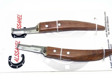 НОЖ ДВУХСТОРОННИЙ ДЛЯ ПРАВКИ КОПЫТ И ОБРУЧЕЙ