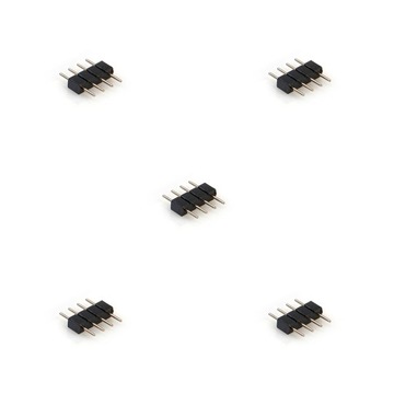 KOMPLET ZŁĄCZKA CN-15: TAŚMA LED 10MM RGB 5 Szt