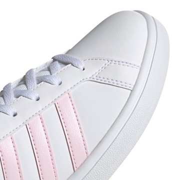 Adidas Buty Damskie Sportowe Grand Court EE7480 r. 37 1/3 Białe Różowe