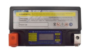 AKUMULATOR WTX12-BS LITOWY 12 VOLT WYŚWIETLACZ MOTOCYKL SKUTER QUAD