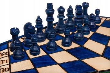 ШАХМАТЫ НА троих, ДЕРЕВЯННЫЕ, ЦВЕТНЫЕ, 35см, НАБОР ПОЛЬСКИХ ИГРОВЫХ ШАХМАТНЫХ ДОСОК