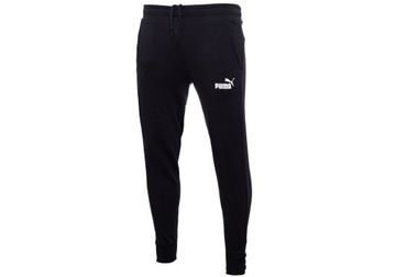 PUMA SPODNIE MĘSKIE DRESOWE ESS LOGO BLACK r.XL