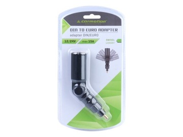Переходник с вилкой DIN и розеткой EURO, сломанный