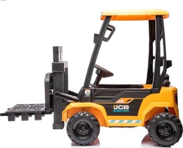 ВИЛОЧНЫЙ ПОГРУЗЧИК JCB ДЕТСКИЙ АККУМУЛЯТОР 12В 2x45ВТ ДИСТАНЦИОННЫЙ