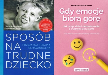 ZESTAW 2w1 SPOSÓB NA TRUDNE DZIECKO + GDY EMOCJE BIORĄ GÓRĘ