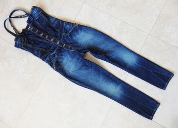 TOMMY HILFIGER DENIM ROSA KOMBINEZON JEANS W28